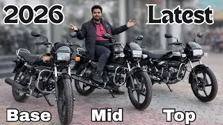 Latest Splendor Plus 2026 All Model Detailed Comparison Video Value For Money Best Variant For You !