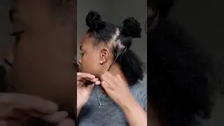 Обновляю свои волосы Twist-Out, используя только крем для кудрей! #кудрявыеволосы #натуральныевол...