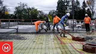 Lake Youngs Elementary Slab Pour &mdash; Merit Construction