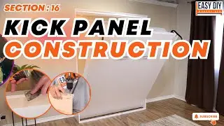 Section 16: Kick Panel Construction | Easy DIY Murphy Bed USA