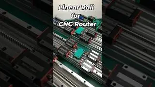 Linear Rail for CNC Router #cnc #cncrouter #cncmachine #LinearRails #cncprojects #3dprinting #maker