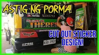 ISUZU BONGO STICKER DESIGN! CUTOUT STICKER INSTALLATION