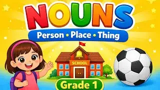 Nouns Worksheet for Grade 1 | Naming Words Practice