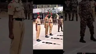 NCC Drill test me khuli line ki command || NCC drill test video || NCC video