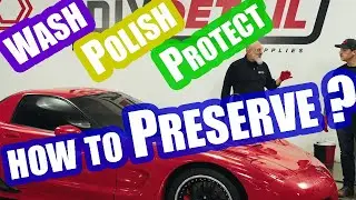 How to deep clean & POLISH an old Corvette!