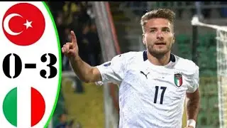 Turkey vs Italy 0-3 All Goals & Highlights
