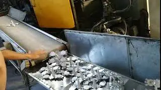 A Door Handle Rosette Die Casting During The Production