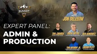 Expert Panel: Admin & Production | Hosted by Jon Delleuw at Gutter Summit 2025 ⛰️