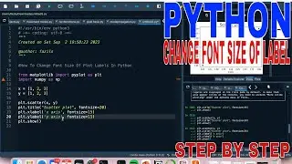 ✅  How To Change Font Size Of Plot Labels In Python 🔴