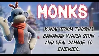 MONKS! // NEW BANANA NINJA! // Fortnite Save The World