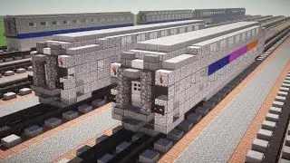 Обучающее видео по многоуровневому автобусу Bombardier для Minecraft NJ Transit
