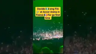 Davido 🇳🇬 at Accor Arena in France 🇫🇷 #davido #shorts #viral