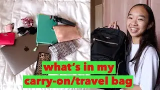 WHAT'S IN MY CARRY-ON/TRAVEL BAG! Vlogmas Day 21 | Nicole Laeno