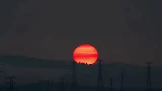 Sunset Over Skyline Ridge