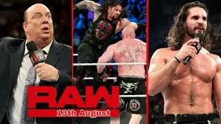 WWE Raw 13th August 2018 Highlights Preview Hindi ! WWE RAW HIGHLIGHTS !