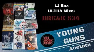 Break 534. Hockey. Mixer. 11 box. Young Guns Acetate and No1 Auto Redemption..!!!