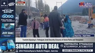 Tourists Enjoying in  Pahalgam Amid Security Closures of Some Parks and Viewpoints