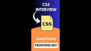 CSS Frontend Interview Questions 😎  #short #shorts #javascript  #react #developer #interview #css
