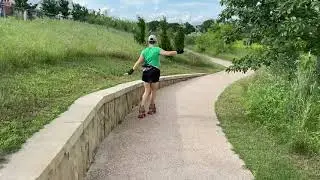 Outdoor Trail Skate #rollerskating