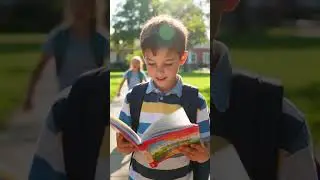 ​ Back to school, back to books! 🎒📚 #schooltime#reading book