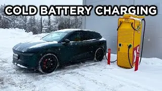 Charging a Frozen Zeekr 7X - How Fast Is Qilin NMC in the Cold?