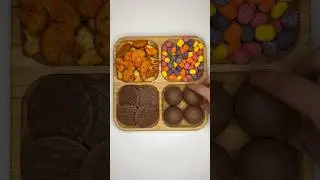 Filling platter with sweets 🍬 #shorts