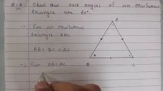 #Std - 9#Maths#Chapter - 7#Triangles#Exercise - 7.2#Question - 8