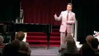 Simon Morgan sings the Prologue from Pagliacci live at the NCH Dublin