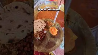 Daily Vrindavan Free Food #Prasad #sadhu #seva #shortsbeta #shortvideo #shorts #ytshorts #viral #ngo