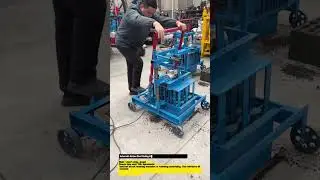 Automatic Hollow Block Making Machine! ⚙️ Fast, Solid, and Productive