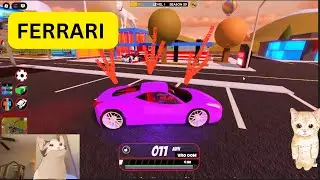 Escaping the Cops in a Ferrari! 😳 (Roblox Jailbreak)