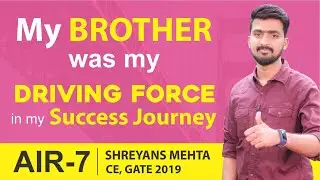 GATE 2019 Topper | Shreyans Mehta (CE, AIR-7) | MADE EASY Student | Topper&rsquo;s Talk