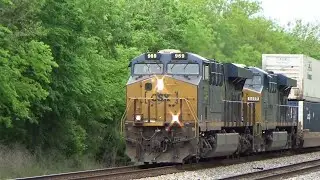 K5HLA! CSX ES44AH 969 w/ Awesome Horn Leads Z-Train Q026-07 on 5/8/21
