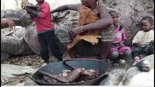 Hadzabe Tribe 🌿 Experience Authentic African Food & #VillageLife