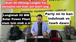 ZPM mi te kan induhsak ve tawh dâwn- V. Malsawmtluanga MLA Vice Chairman HPC. 