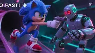 Sonic shoot gun robot dance sonic speed