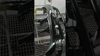 Mercedes-Benz Front Bumper &ndash; Color Code 197 Obsidian Schwarz #mercedes #germany #auto #carpainting