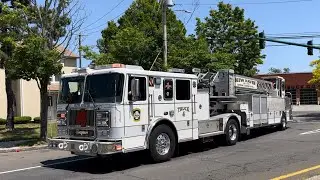 *EXCLUSIVE* New Haven Fire Department Truck 4 responding with PA300 HiLo!