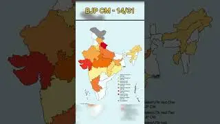 Political map of India #bjp #rss #indianpolitician #india #modi #politics #indian #stategoverment