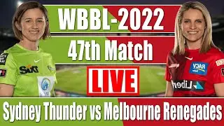 Women's Big Bash League 2022  | 47th Match |  STW  vs  MRW |