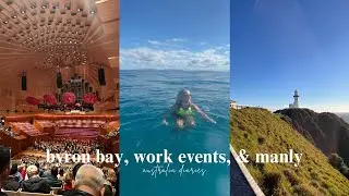traveling to my new favorite place!! | part 3: byron bay, work events, & manly