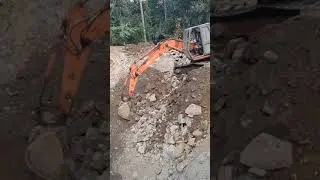 Tata Hitachi EX 110 Machine Loading Work ( IDUKKI ,KERALA)