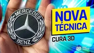 [NOVA TÉCNICA] Impressão 3D Colorida no Cura 3D SEM PAUSAR IMPRESSORA (Logo Mercedes Benz)