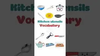 Kitchen items vocabulary