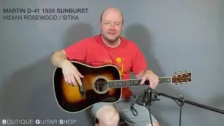 Martin D-41 1935 Sunburst at Boutique Guitar Shop