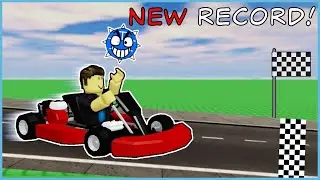 I went for FIRST in Roblox Hyper Kart races...