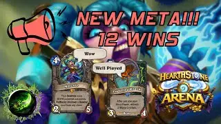 NEW META - I've Never Seen This Legendary Before | 12 Win Demon Hunter Hearthstone Arena Underground