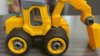 Fun Toy Construction Trucks! 🚧 Excavator & Bulldozer 