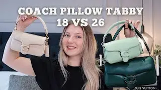 COACH PILLOW TABBY 18 VS 26 | PILLOW TABBY UNBOXING | Zoe Corrigall