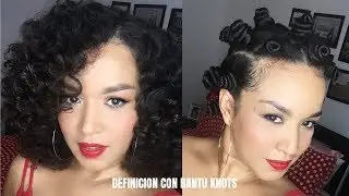 Definición Con Bantu Knots - Rizos 3B, 3C